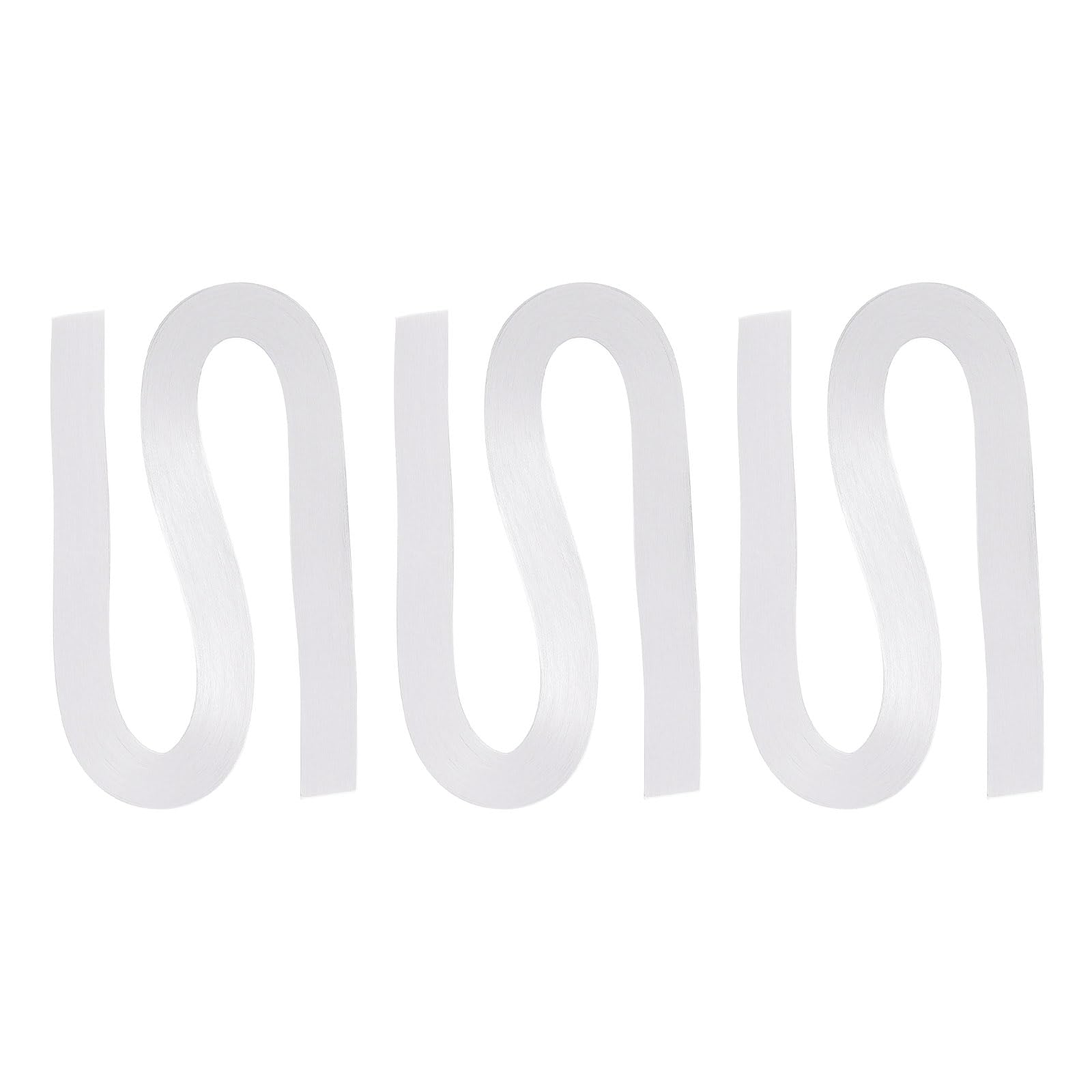 PATIKIL 360pcs Quilling Strips Paper 3mm(1/8") 54cm Origami Paper Quilling Strip for Art DIY Hand Craft Christmas, White