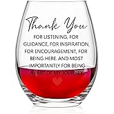 JQYCJTR Thank You Being a Part of My Journey Wine Glass, Appreciation Wine Glass Gifts for Women Men Professor Mentor Coworker Boss Friend, Elephant Thank You Gifts for Women Friend Bestie Sisters BFF