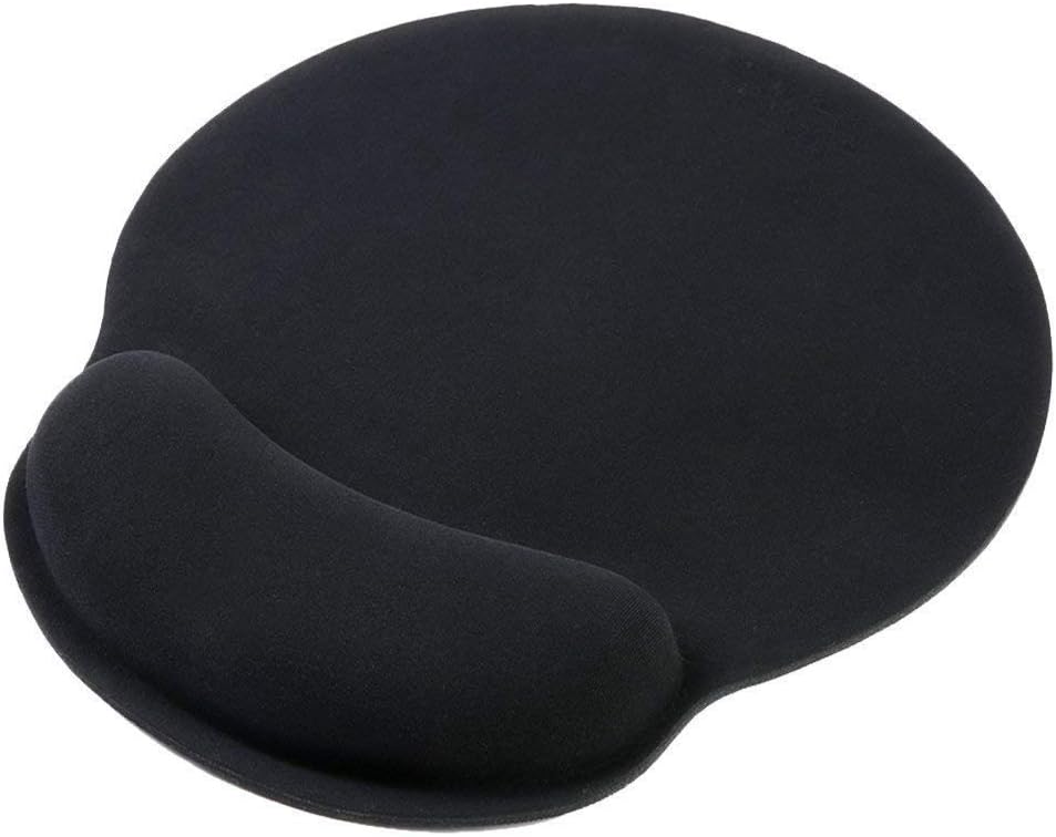 HAUEA Ergonomic Mouse Pad Gel Wrist Rest Mouse Wrist Rest Antitendon Issues for Computer and Laptop Black