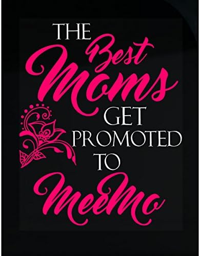 Cool Funky Tees Best Moms Get Promoted To Meemo For Grandma Grandmother - Sticker