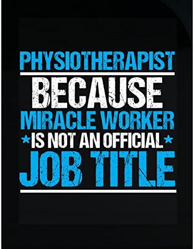 TeeSwitch Physiotherapist Because Miracle Worker Is Not An Official - Sticker