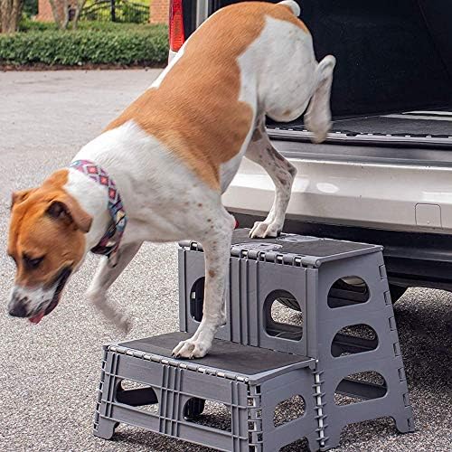 Folding/Portable Dog Steps for Large, Medium and Small Doggies – Indoor