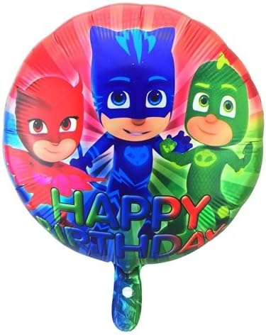PJ MASKS 18" HAPPY BIRTHDAY FOIL BALLOON (TWO PACK)