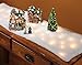 Miles Kimball White Lighted Snow Table Runner