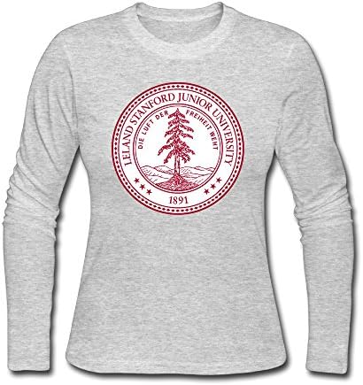 Dee Joes Custom Stanford University Women's Blank Long Sleeve Round Neck T-Shirt