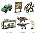 iLifeTech Dinosaur Race Track Car Toys 165pcs Jurassic World Track Car Sets for 3-12 Years Old Boys and Girls Gift