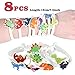 KOKSII Qunan 48 Pcs Dinosaur Party Favors Dino Party Keychains Bracelets Rings Stickers Drinking Straws Dinosaur Toys Prizes Gift Goodie Bag Fillers for Kids Boys Birthday Dinosaur Party Supplies