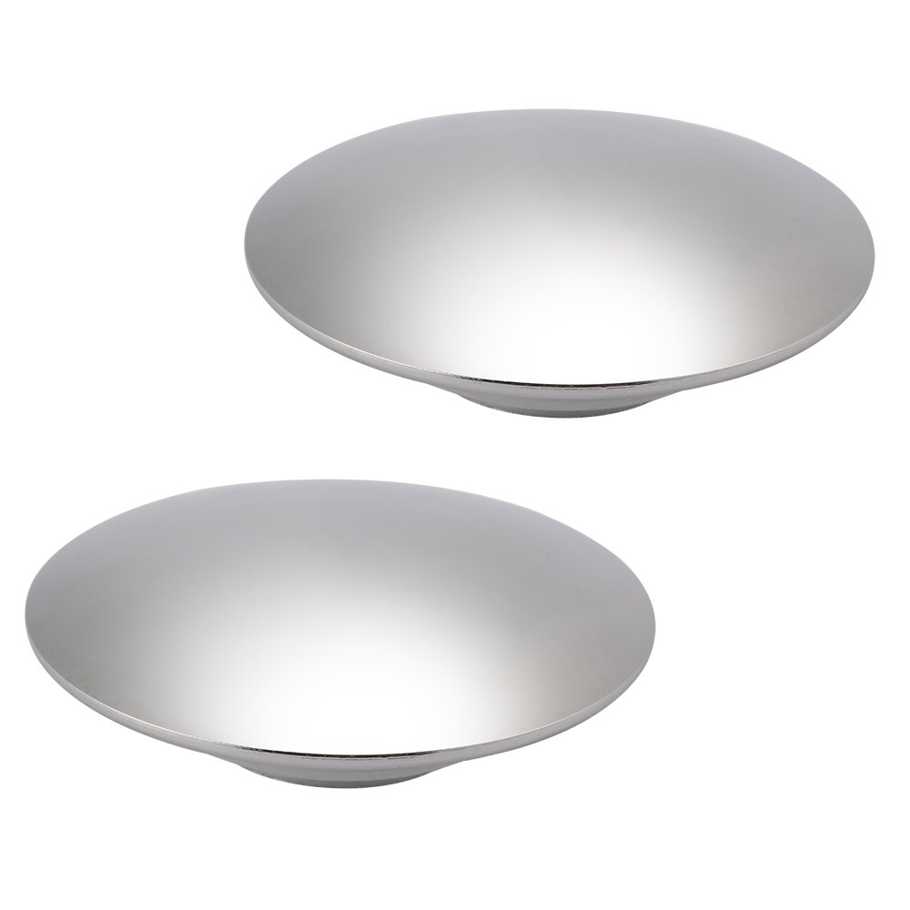 2pcs Bathroom Sink Drain Stopper 66mm Brass Polished Chrome Pop Up Click Clack Plug for Bath Vanity Sink