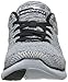 Skechers Sport Women's Flex Appeal 2.0 Fashion Sneaker, White/Black Knit, 8.5 M US
