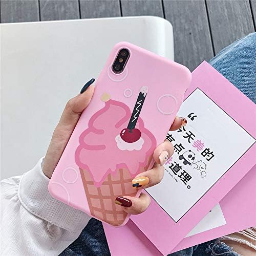 GPPG Apple Anti-Fall Phone Case for Iphone 7 8 Plus XR XS X Cartoon Anime All-Inclusive Frosted Soft Rubber Sleeve Iphone Silicone TPU Mobile phone Case