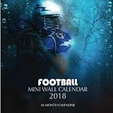 Football Mini Wall Calendar 2018: 16 Month Calendar by Paul Traymon