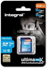 Integral 256GB UHS-II SD V60 Card Up to 300MB/s Read 200MB/s Write view 2
