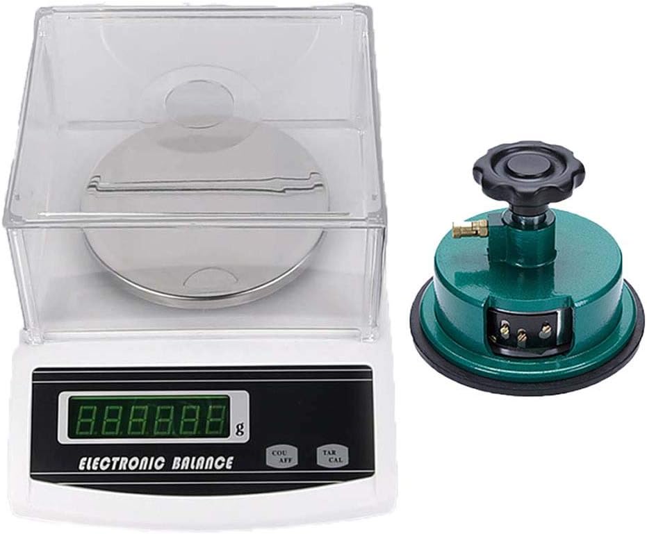 RESHY 3000g/0.01g Fabric GSM Weight Precision Electronic Balance Scale With a 2mm Disk Sampler Cloth Cutter 110V