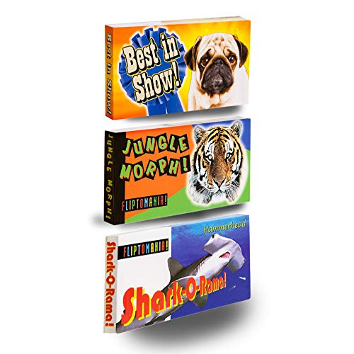 Fliptomania Wild & Wacky Animal Flipbook 3 Pack