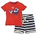 Fiream Boys Summer Cotton Cute T-shirts and Short Sets(2303TZ,3T)