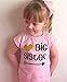 Unordinary Toddler Big Sister Shirt Outfit Pregnancy Reveal Announcement Promoted to Sister t-Shirt (2y, White)