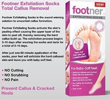 Footner Exfoliating Socks Total Callus Remover by Footner