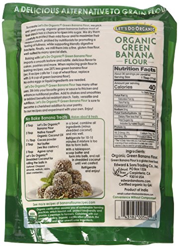 Let's Do Organic Green Banana Flour, 14 Ounce - Thumbnail 3