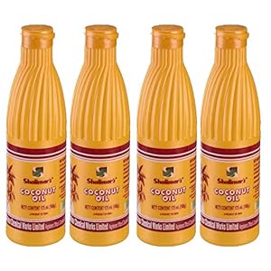 SHALIMAR’S COCONUT OIL YELLOW HDPE 175ML SLEEK ( PACK OF 4)