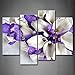 Purple Flower Wall Art Calla Lily Canvas Bunch Flower Kitchen Pictures Print On Canvas Flower The Picture for Living Room Home Modern Decoration