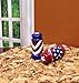 American Flag Salt & Pepper Set of 2 8.75
