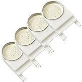 4 PCS Bee Feeders Bee Entrance Feeder Beehive Feeder Beekeeping Perforated Lid Fits Mason and Plastic Jars, Water or Sugar Syrup (4)