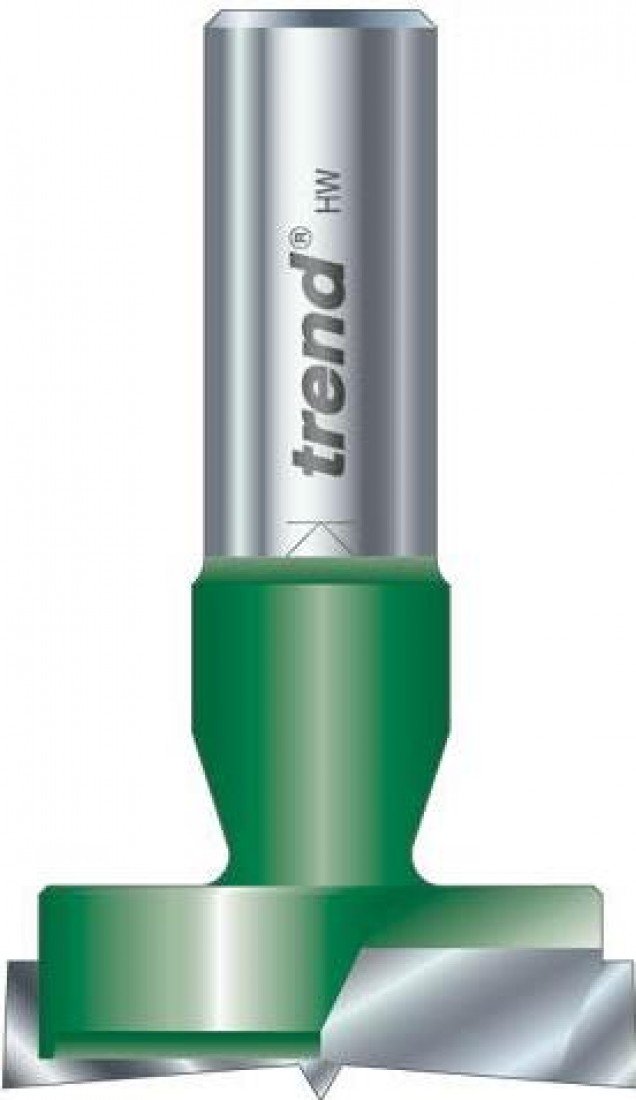 Trend CraftPro Dowel Drill Router Cutter Bit, 1/2 Inch Shank, 35mm Cut Diameter, Tungsten Carbide Tipped, C250X1/2TC