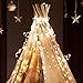 Qualizzi Fairy Lights (33Ft/100LEDs) - Warm White Stylish Led Copper Wire Starry String Lights w/Remote Control. Give a Chic Accent to Your Home or Patio Decorations (Small)