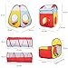HAN-MM 5pc Play Tunnel Playhouse and Ball Pit Tents Jungle Gym for Boys, Girls, Babies, and Toddlers with Zipper Storage Case for Indoor & Outdoor Use