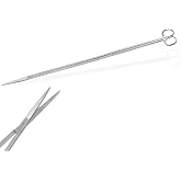 Fish Aquarium Cleaner Kelly Scissors Straight 18" Extra Long Handle Sharp/sharp Stainless Steel Instruments