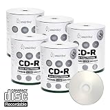 Smart Buy CD-R 500 Pack 700mb 52x Printable Silver Inkjet Blank
Recordable Discs, 500 Disc, 500pk