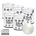Smart Buy CD-R 500 Pack 700mb 52x Printable Silver Inkjet Blank Recordable Discs, 500 Disc, 500pk