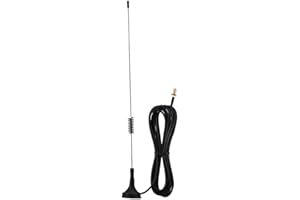 Magnetic Car Radio Antenna UT-102UV Dual-Frequency SMA-Famale U/VHF Fit for BAOFENG UV5R 888s Radio Car Truck Antenna Kit