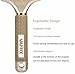 VAMIX Velvet Touch Paddle Hair Brush for Men Women & Kids, Detangling Brush for Straightening & Smoothing Hair(GOLD)
