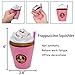 HIGO TOY 3pc Jumbo Squishies Set Hamburger Popcorn Coffee Cup Scented Slow Rising Squeeze squishies Toy Stress Relief Decorations Toy Great Gift for Adults and Kids, Party Birthday Toys