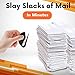 My Desk Letter Opener - Envelope Opening Set, Mail Slitter with Razor Blade Paper Knife - 4 Pack