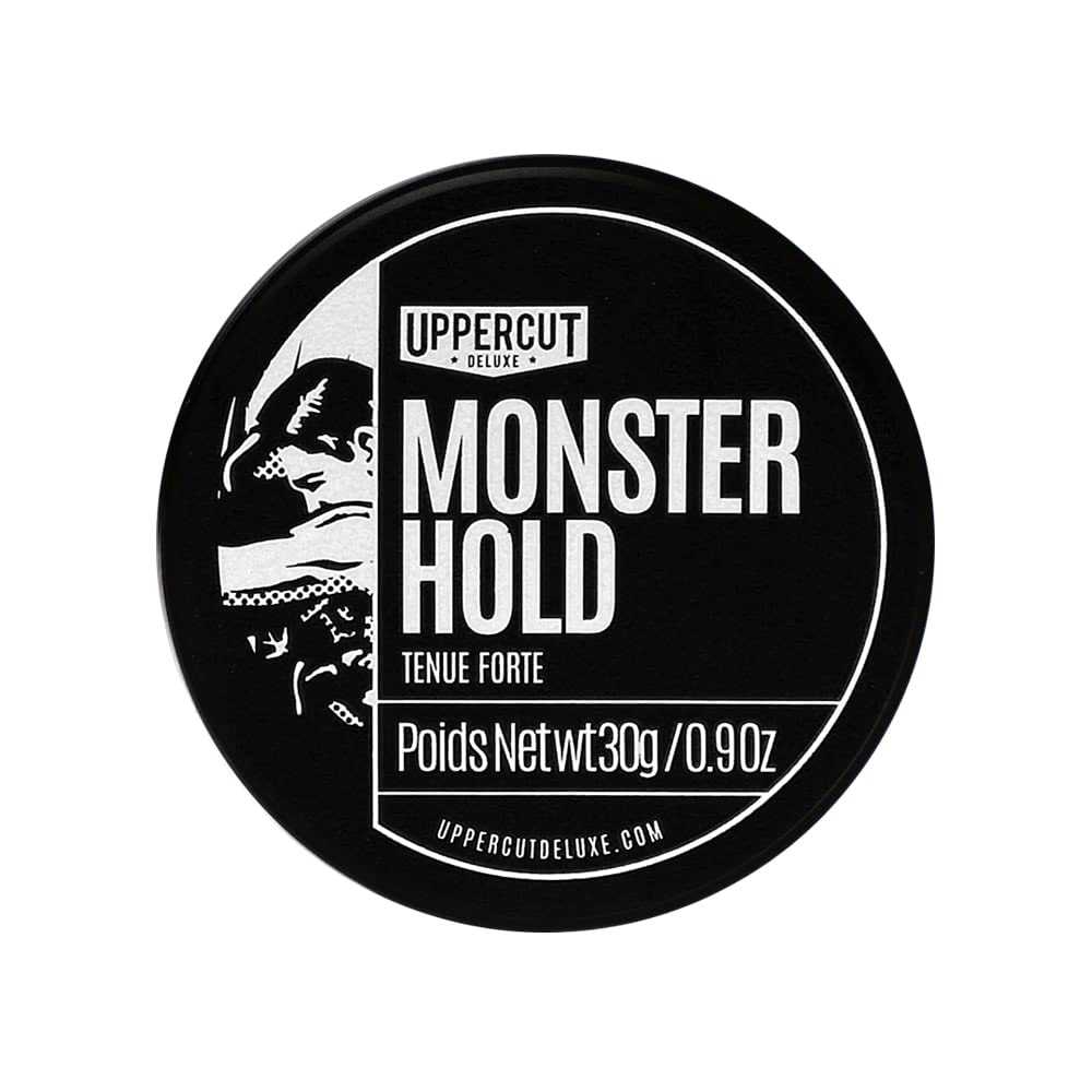 Uppercut Deluxe Monster Hold Pomade Midi, Heavy and Strong Hold Wax Based Product, Long Lasting and Reworkable For Traditional or Bolder Styles 30g