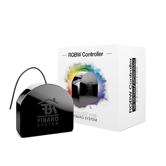 Fibaro FGRGBWM-441 RGB Module RGBW Controller 230 V, Schwarz