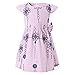 SMILING PINKER Toddler Little Girls Flower Dress Cotton Casual Summer Sundress