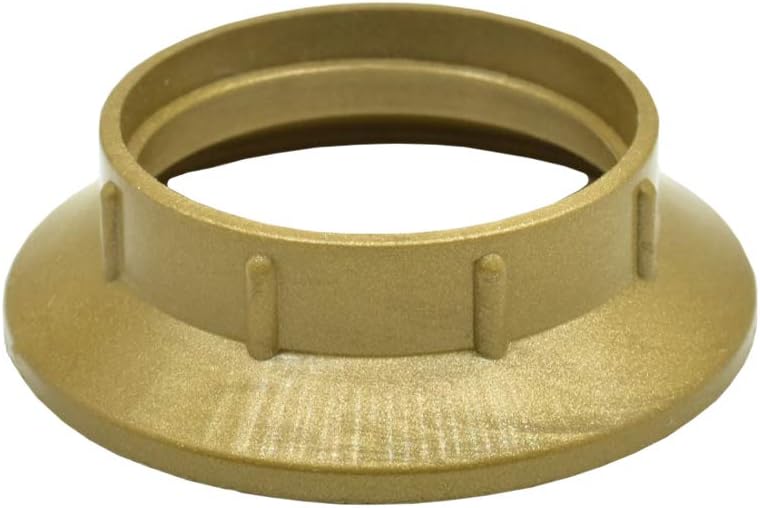 Screw Ring E14 Plastic Gold for Lamp Socket Thread Ring for Lamp Shade