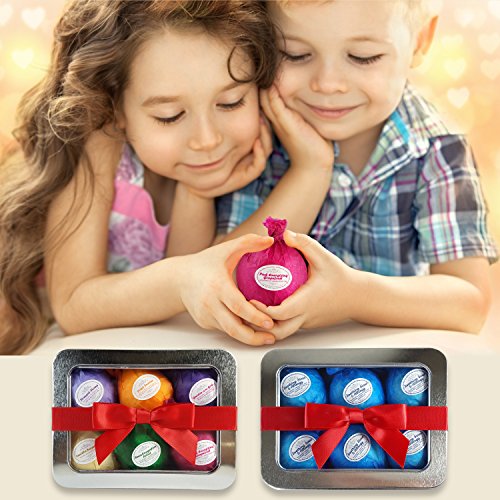 Rejuvelle Bath Bomb Gift Set 6 All Natural Soothing Sinus, Allergy