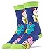 ooohyeah Men's Novelty Crew Socks, Funny Cool Animal Socks for Cat Lover, Good Luck Cat