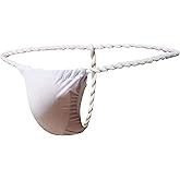 Maiclaice Men's Ice Silk Thong Low Rise Slim Fit Bikini Soft Briefs Underwear