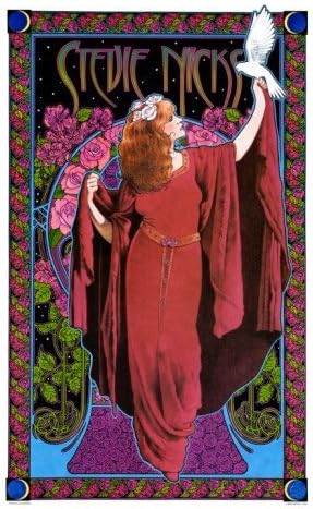 Bob Masse Stevie Nicks White Winged Dove Modern Contemporary Animal Decorative Art Poster Print 20 X 30 Inch