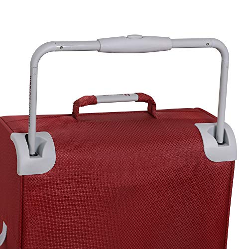 IT Luggage 31.5" World's Lightest 8 Wheel Spinner, Bossa Nova With Vapor Blue Trim