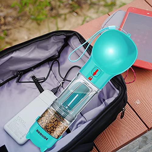 NUOLIDE Dog Water Bottles for Walking, 4 in 1 Portable Pet Water Bottle Dispenser Leakproof Dog Travel Water Bottle with… - Image 7