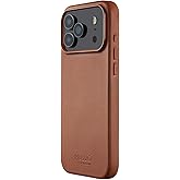 Mujjo Leather Case for iPhone 17 Pro Max – MagSafe Compatible - Tan
