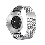 Shangpule Replacement Bands for Withings Steel HR Tracker, Stainless Steel Metal Bracelet Strap for Withings Steel HR 40mm/36mm (milanese silver, 36mm)