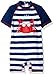 Wippette Boys' Stripe W/Crab One Piece Rash Guard