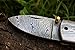 DKC Knives (20 5/18) DKC-43 WHITE THUMB Damascus Steel Folding Pocket Knife 3.5